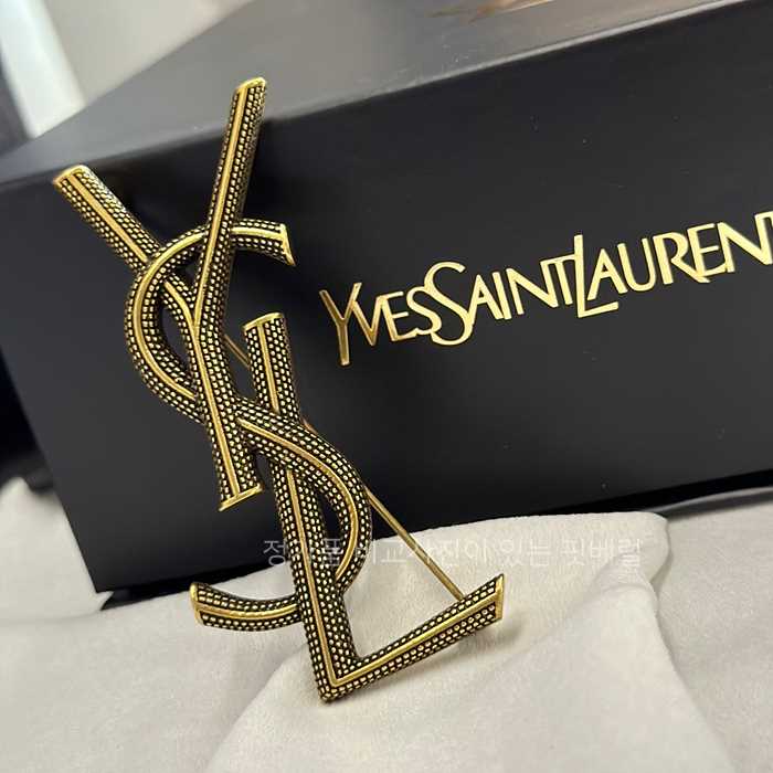 입*로랑 오피움 YSL 브로치