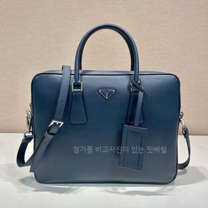 프*다 사피아노 가죽 브리프케이스 서류가방