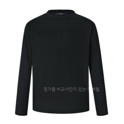 루*비통 엠보스드 LV 롱 슬리브드 긴팔티셔츠