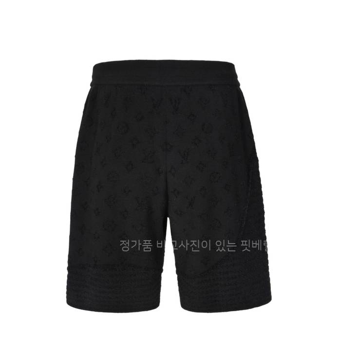 루*비통 그래픽 자카드 니티드 쇼츠 반바지