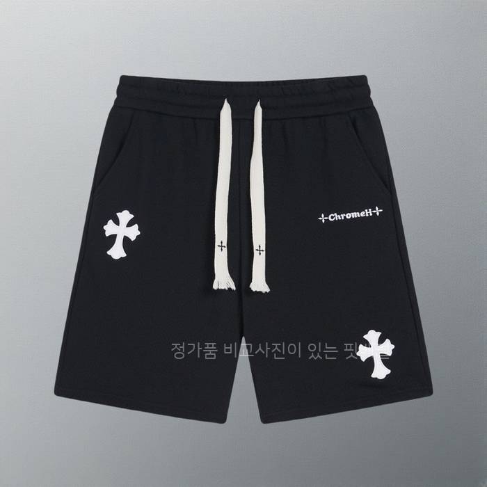 크*하츠 십자가 로고 쇼츠 반바지