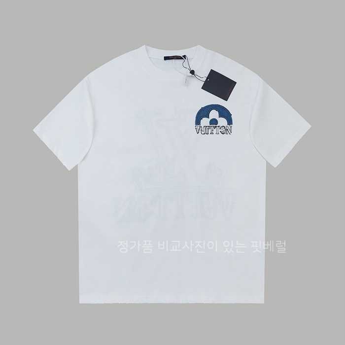 [국내배송] 루*비통 데님로고 셔츠