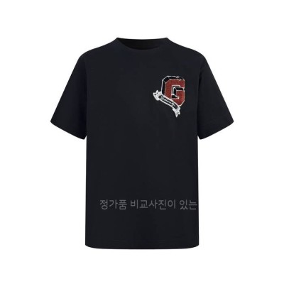 지*시 컬리지 로고 반팔티셔츠