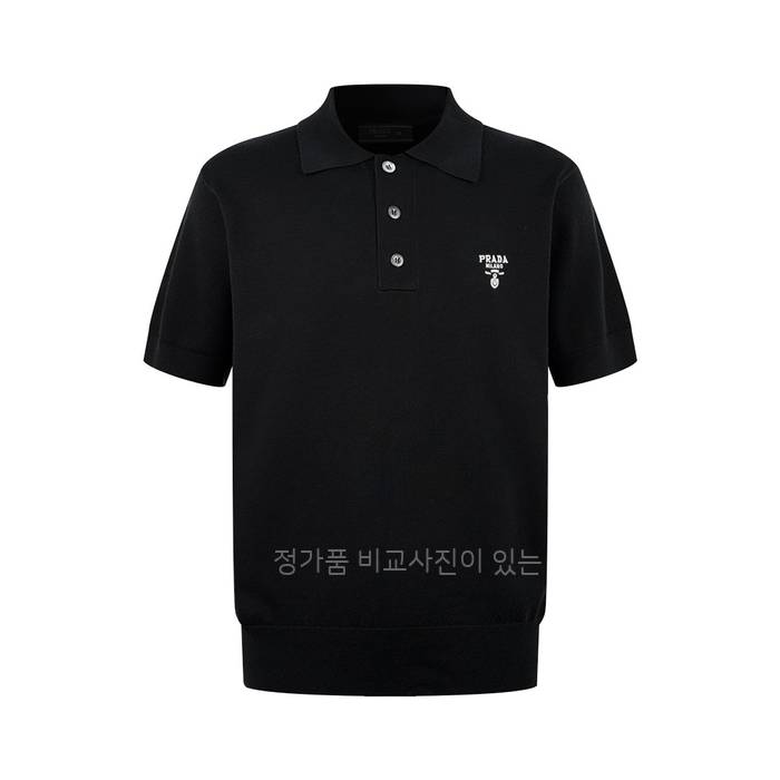 프*다 로고 폴로 니트 반팔