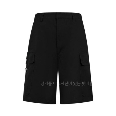 프*다 로고 카고 쇼츠 반바지