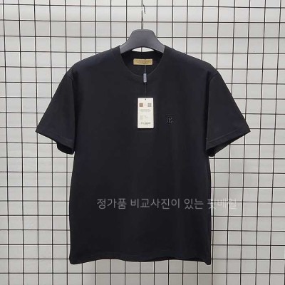 [국내배송] 버*리 자수로고 코튼 반팔
