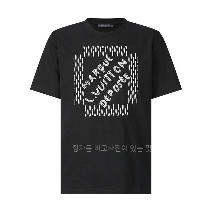 루*비통 엠브로이더드 시그니처 반팔티셔츠