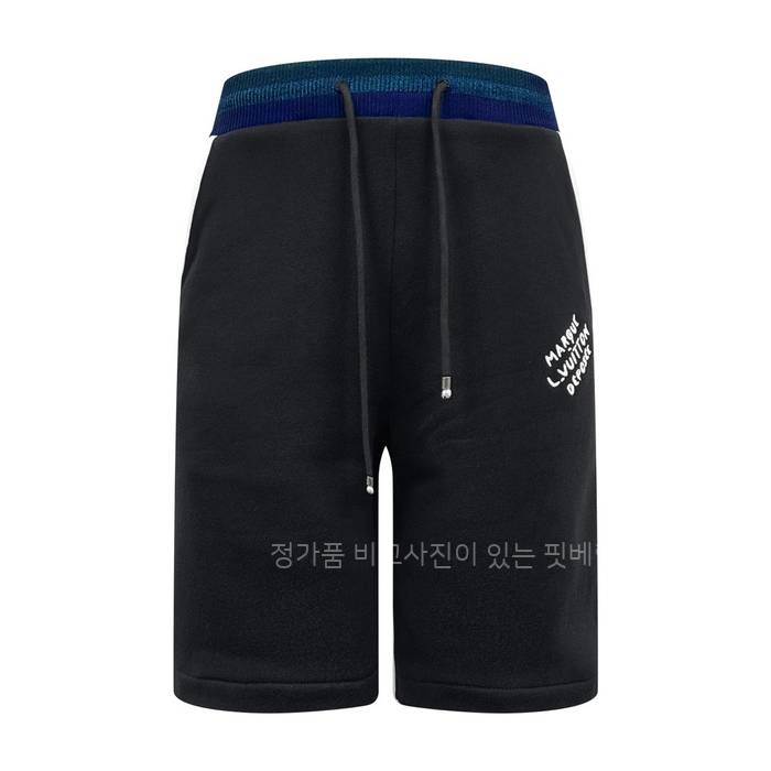 루*비통 코튼 저지 컬리지 쇼츠 반바지