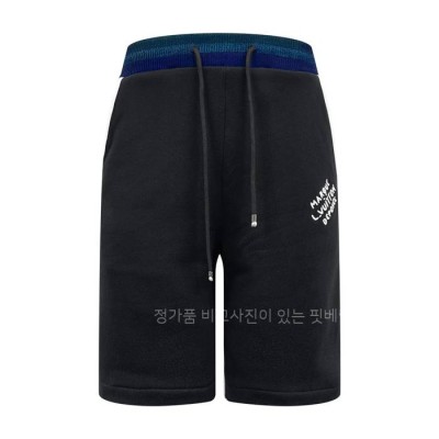 루*비통 코튼 저지 컬리지 쇼츠 반바지