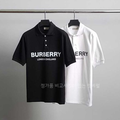 [국내배송] 버*리 베이직로고 PK 반팔 카라티 (2color)