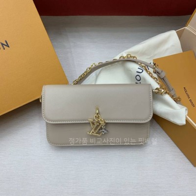 루*비통 M14581 월릿 온 체인 LV 블룸