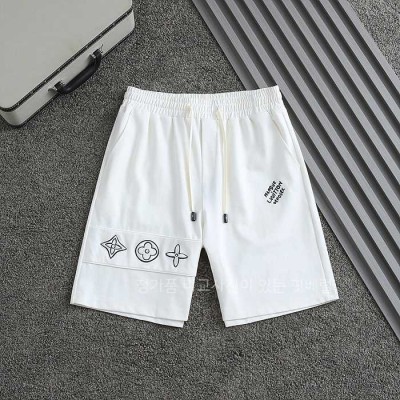[국내배송] 루*비통 멀티자수로고 코튼 하프팬츠 (2color)