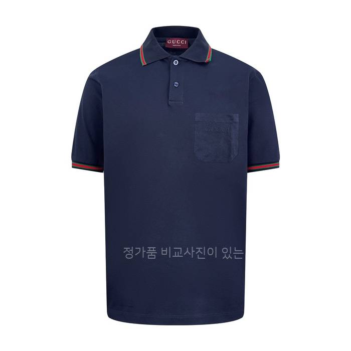 구* 포켓 로고 폴로 반팔티셔츠