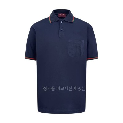 구* 포켓 로고 폴로 반팔티셔츠