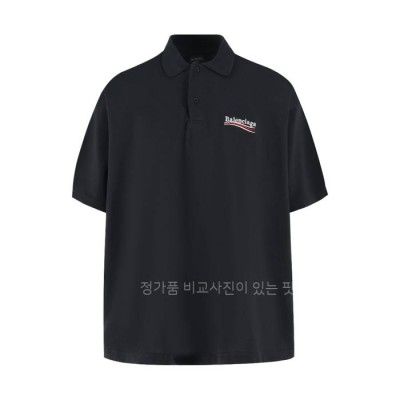 발*시아가 웨이브 로고 폴로 반팔티셔츠