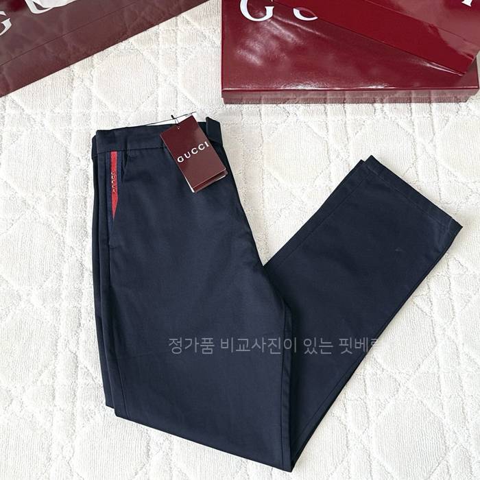 구* 웹 스트라이프 팬츠