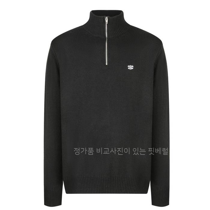 셀*느 트리오페 반집업 터틀넥 니트