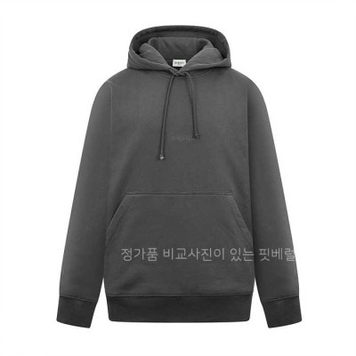 입*로랑 자수 로고 후드티셔츠