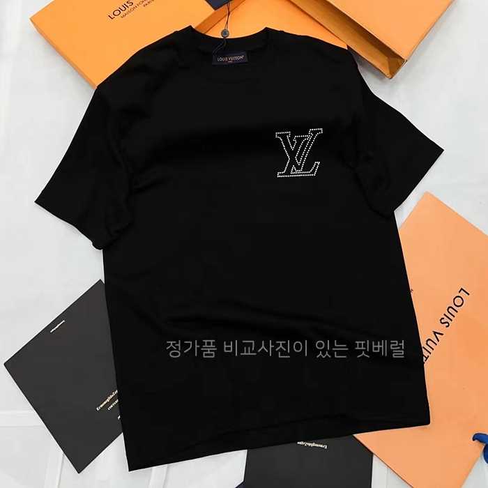 [국내배송] 루*비통 남성 쇼트 슬리브 크루 넥
