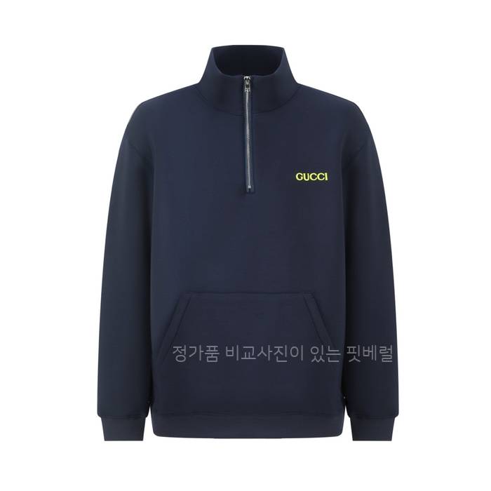 구* 로고 반집업 스웨트셔츠 맨투맨