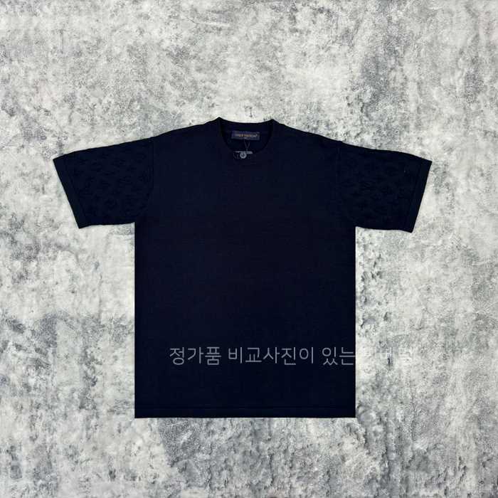 [국내배송] 루*비통 25 모노그램 톤온톤 니트 반팔티셔츠