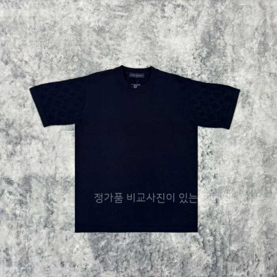 [국내배송] 루*비통 25 모노그램 톤온톤 니트 반팔티셔츠