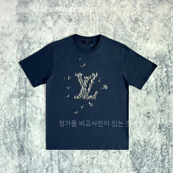 [국내배송] 루*비통 25 레가타 돛단배 자수 반팔티셔츠
