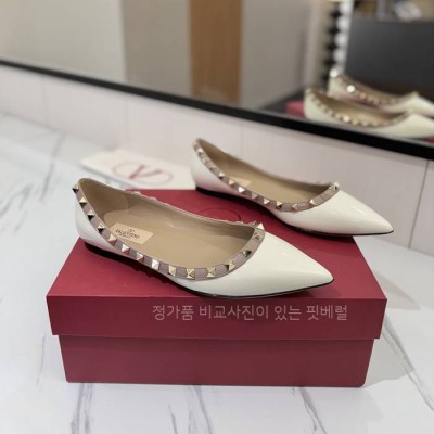 발*티노 락스터드 발레리나 플랫 슈즈