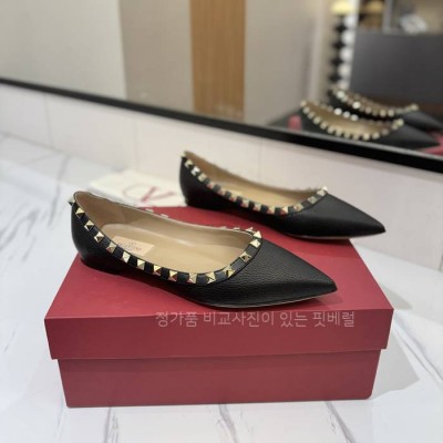 발*티노 락스터드 발레리나 플랫 슈즈