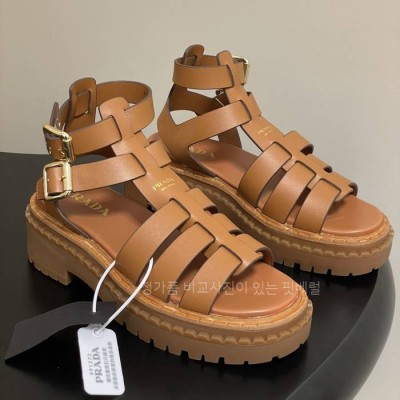 프*다 피셔맨 레더 앵클 샌들 5.5cm