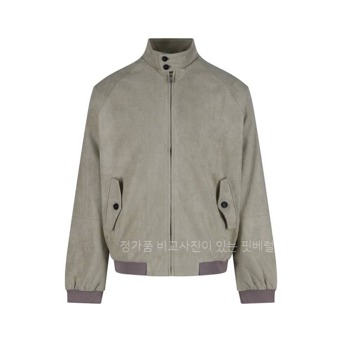 프*다 스탠드 카라 스웨이드 자켓