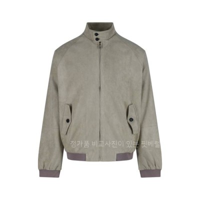 프*다 스탠드 카라 스웨이드 자켓