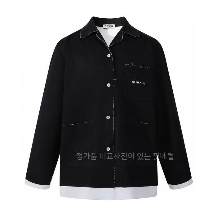 미*미우 니트 및 포플린 셔츠