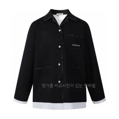 미*미우 니트 및 포플린 셔츠