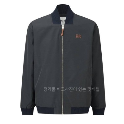 미*미우 코튼 봄버 자켓
