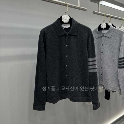 [국내배송] 톰*라운 캐시미어 저지 스티치 사선 셔츠
