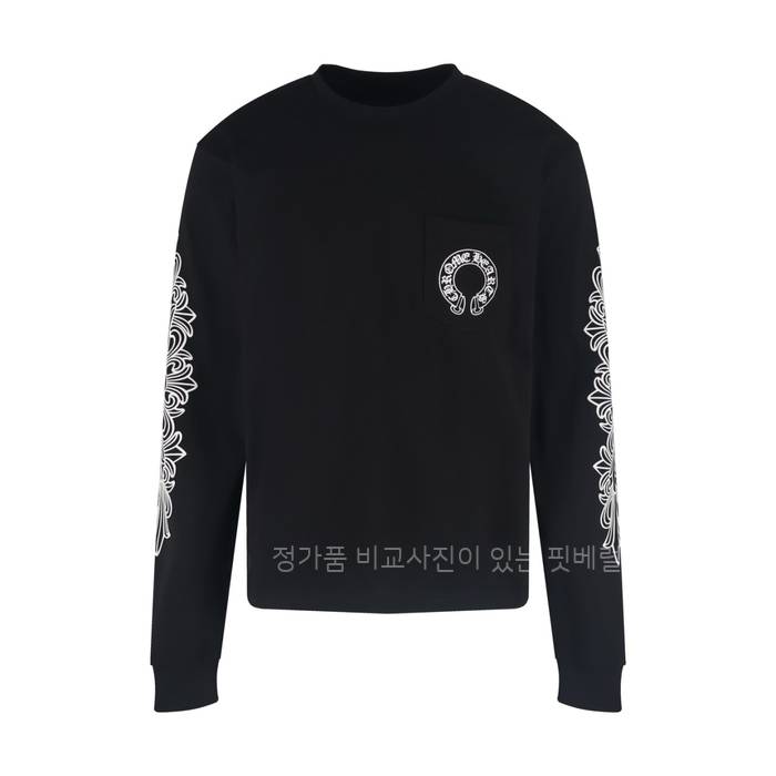 크*하츠 홀스슈 긴팔티셔츠