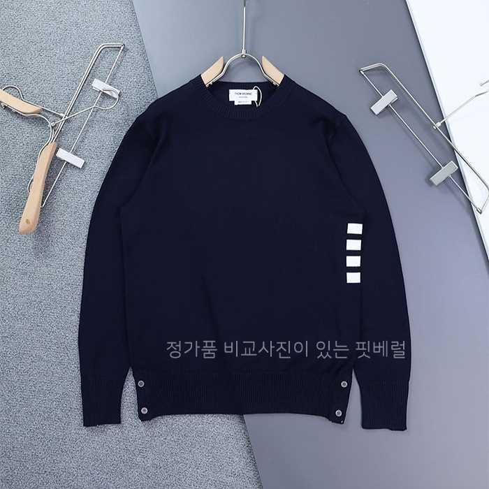 [국내배송] 톰*라운 밀라노 사선 4바 라운드 니트