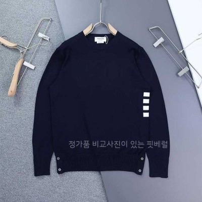 [국내배송] 톰*라운 밀라노 사선 4바 라운드 니트