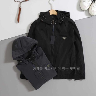 [국내배송] 프*다 리나일론 후드 자크 바람막이 자켓
