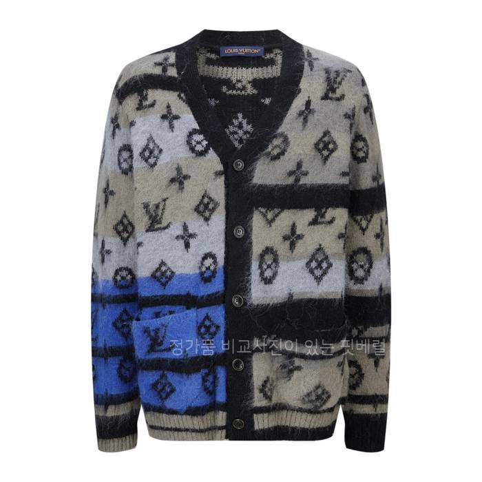 루*비통 LV 모노그램 모헤어 가디건