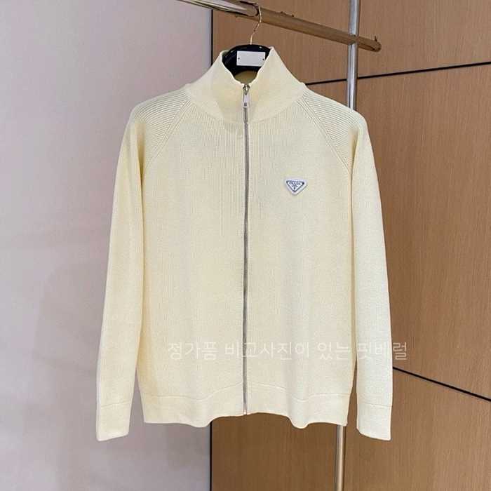 [국내배송] 프*다 짚업 니트 자켓