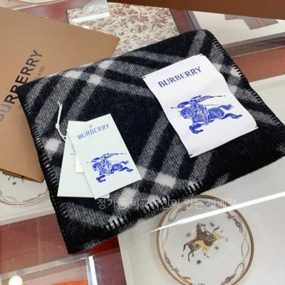 [국내배송] 버*리 전지*현 체크 울스카프 머플러