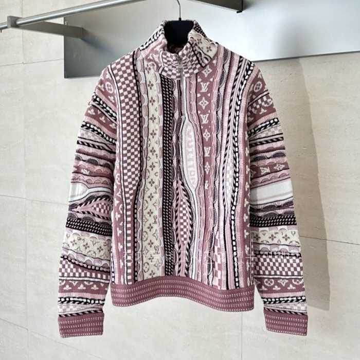 [국내배송] 루*비통 하프 집 풀오버 스웨터