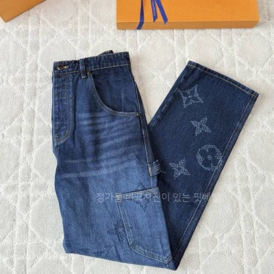 루*비통 모노그램 데님 워크웨어 팬츠