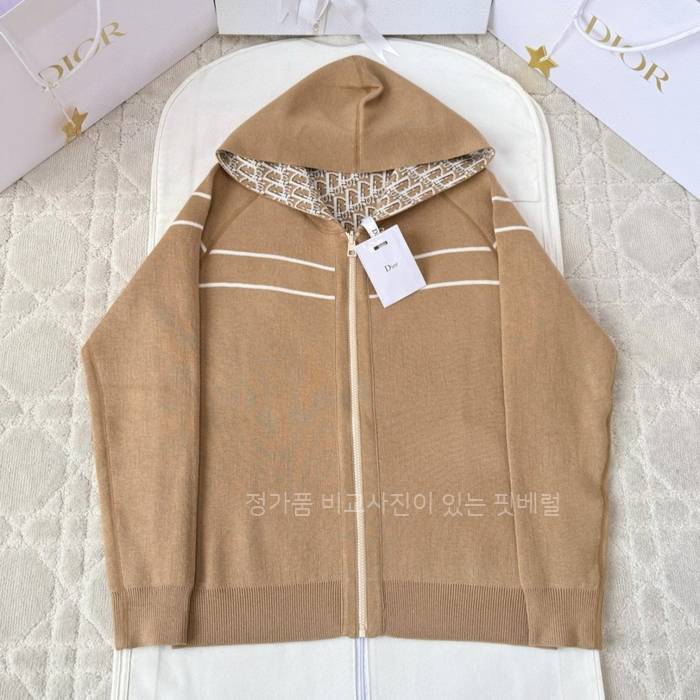 디* 리버서블 캐시미어 울 후드집업 자켓