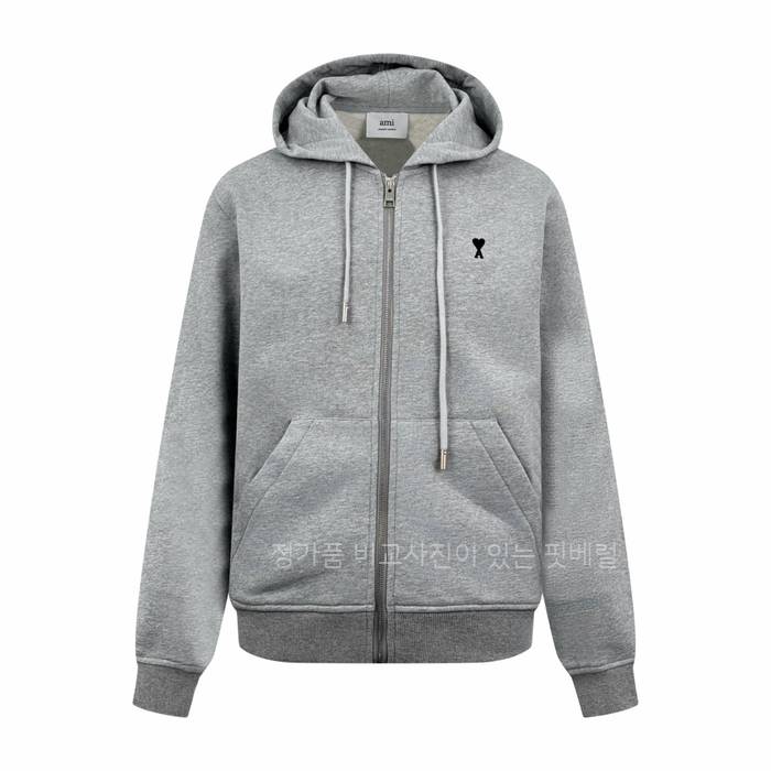 아* 하트 로고 후드집업 자켓