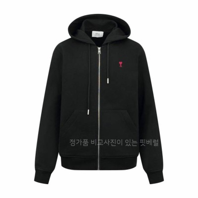 아* 하트 로고 후드집업 자켓