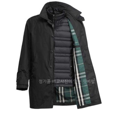 [국내배송] 버*리 남성 턴브릿지 카코트 다운자켓