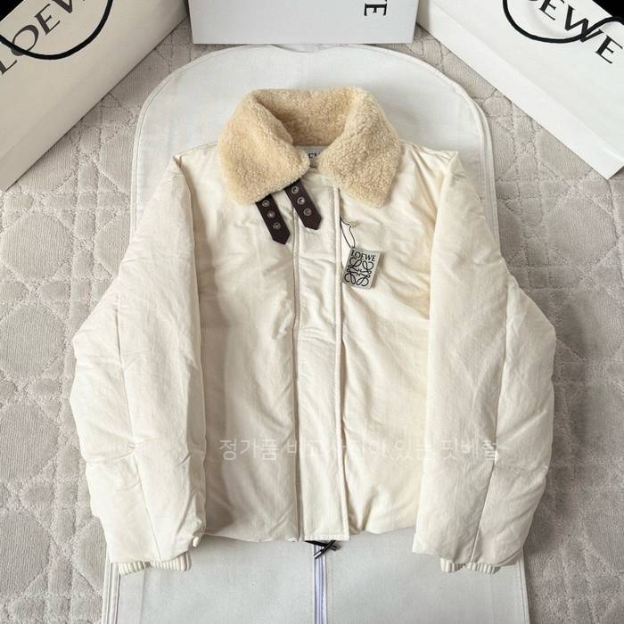 로*베 퍼 카라 푸퍼 다운 패딩 여성용